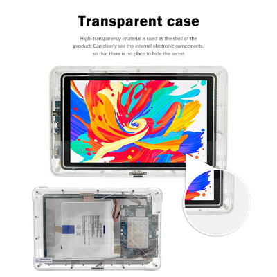 New 1G 8GB/16G/32GB 7inch clear Transparent tablet PC